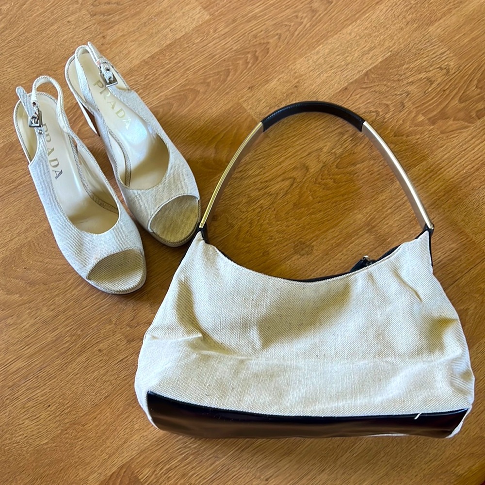 Matching Prada purse & shoes